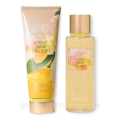 Набір Victoria's Secret Crisp Yuzu Orchid (спрей + лосьйон)